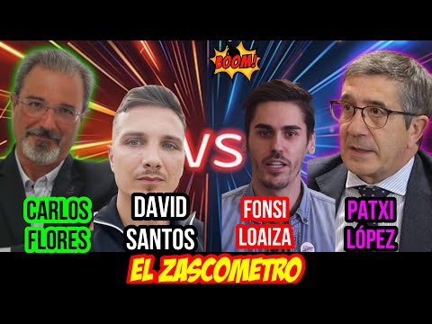 ZASCAS de CARLOS FLORES (VOX) y DAVID SANTOS. RIDÍCULO DE PATXI LOPEZ y FONSI LOAIZA - EL ZASCOMETRO