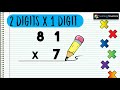 Multiplying 2-Digit by 1-Digit Numbers