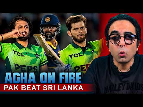 Pakistan <strong>beat</strong> <strong>Sri</strong> Lanka by 37 runs 🇵🇰🏏Salman Ali Agha smashed 107 (90), 3 wickets for Shaheen Afridi