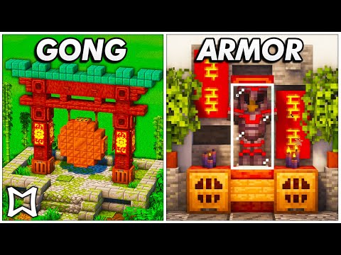 ► 20+ Chinese/Asian Build Hacks | Minecraft Build Ideas ⛩️