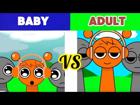 Incredibox Sprunki Baby VS Sprunki Adult