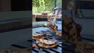 Tacos Gobernador on the Fireside Grill | Wood-Fired Shrimp Tacos