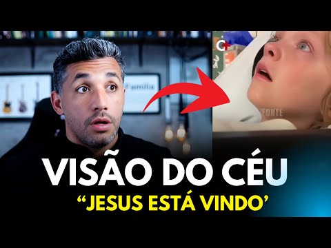 "ELE TEM OLHOS DE FOGO...Jesus esta voltando"! Menina tem visão e CH0CA A INTERNET