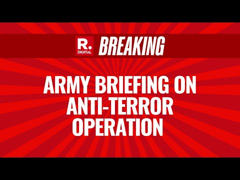 Indian Army & J&K Police Hold Joint Press Briefing On Elimination Of Terrorists In Shopian & Tral