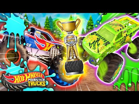 Hot Wheels Monster Trucks | The Ultimate Monster Truck Obstacle Course