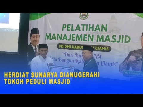 HERDIAT SUNARYA DIANUGERAHI TOKOH PEDULI MASJID