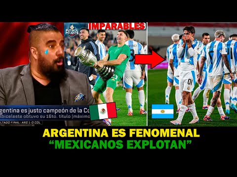 ?ARGENTINA FENOMENO MUNDIAL "MEXICANOS ASOMBRADOS CON LA ALBICELESTE"| ALVARO MORALES DERROTA MENTAL
