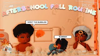 The KIDS FALL AFTER SCHOOL ROUTINE *chaos?* |Bloxburg Roleplay | ROBLOX ROLEPLAY