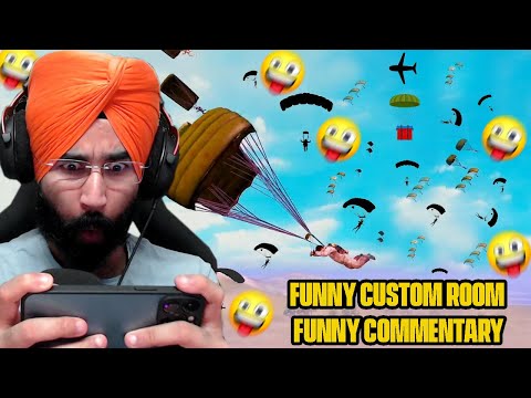 CUSTOM ROOM WITH FUNNY COMMENTARY | BGMI HIGHLIGHTS