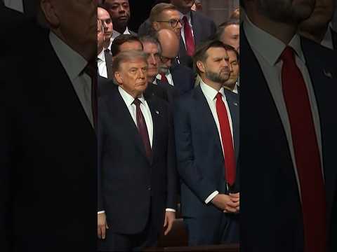 Trump eulogizes Lindsey Graham at National Cathedral
