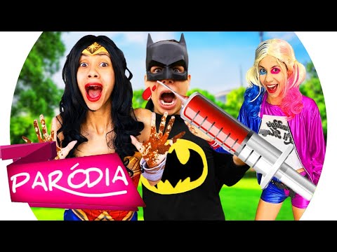(PARÓDIA) CORINGA E ARLEQUINA - SUPER COMPILADO (FILME COMPLETO)