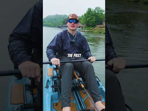 I was nervous to fish past this dock #fishing #bassfishing #kayakfishing #shorts