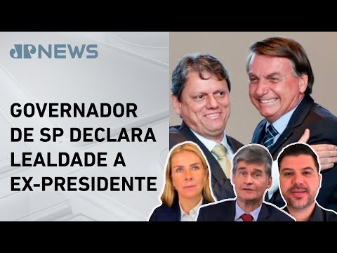 Tarcísio diz que será testemunha de defesa de Bolsonaro no STF; Deysi, Piperno e Acacio comentam