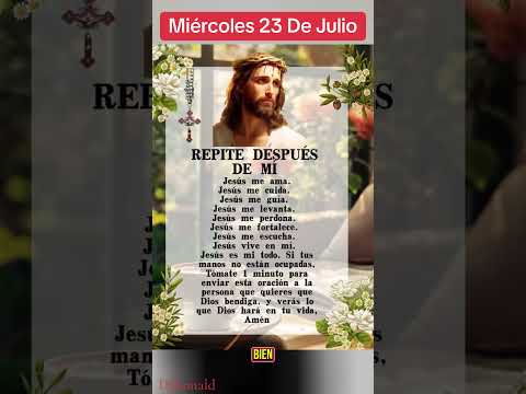 Señor Jesus Buenos Días hoy es miércoles 23 de julio 🙏🏻#Dios #jesus #paz #gracias