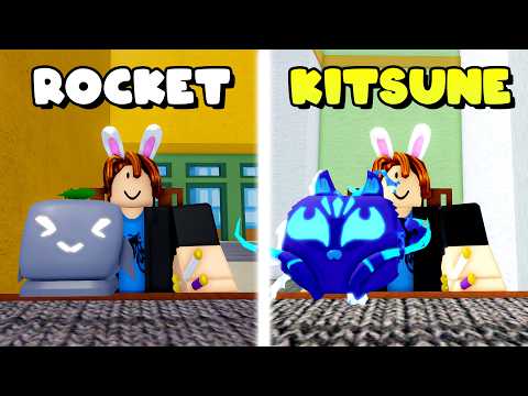 Trading from Rocket to KITSUNE in ONE Video (Blox Fruits)