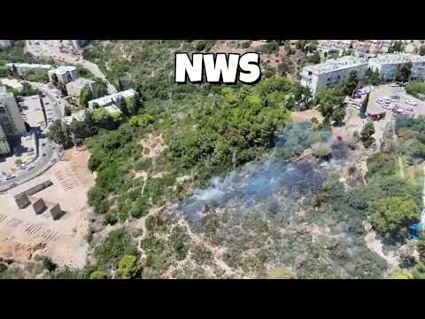 חיפה: הושגה שליטה מלאה בשריפת החורש באזור נחל לוטם