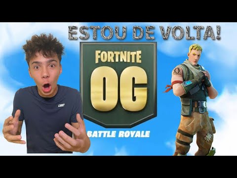 VOLTAMOS NO TEMPO! FORTNITE OG