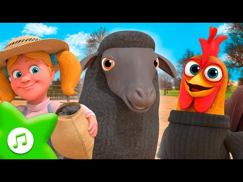 Bee Bee Oveja Negra | Canción de la Granja 🌈 Canciones Infantiles | La Granja de Zenón