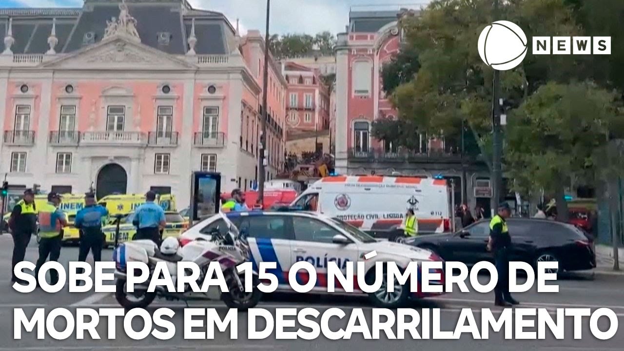 Sobe para 15 o número de mortos em descarrilamento do Elevador da Glória