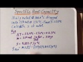 Specific Heat Capacity and Experiments