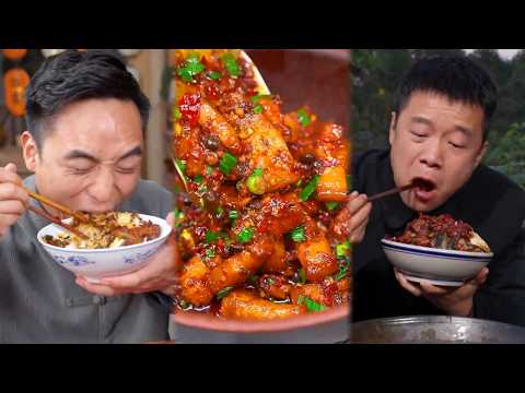 在湖南比紅燒肉還下飯的當家肉！做菜巨簡單，肉香四溢還軟嫩多汁！ #農村家常菜#美食#鄉村美食#吃播#mukbang#spicy#Food Blind Box
