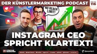 Adam Mosseri äußert sich: Werden geplante Posts gedrosselt? | Der Künstlermarketing Podcast #116