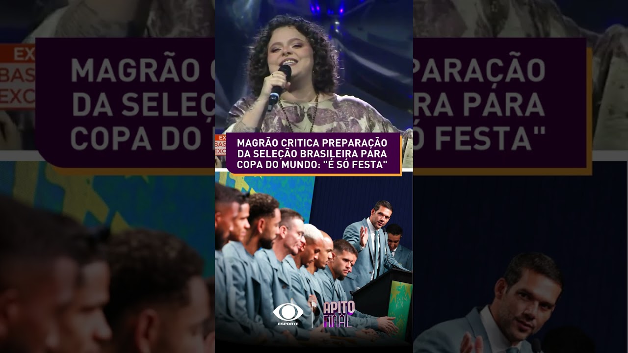 Seleção Brasileira "é só festa", diz Magrão