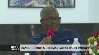 YouTube video thumbnail: Dangote Group & Goldman Sachs Explore Partnership