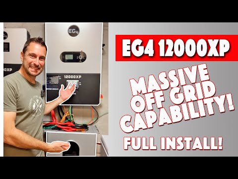 Brand New! EG4 12000XP Off Grid Inverter Full Install And Review!