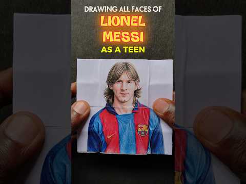 Drawing All Faces of Lionel Messi 😱❤️ #messi #art #explore #lionelmessi #argentina