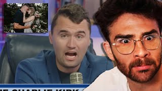 Charlie Kirk CRASHES OUT Over Taylor Swift's Engagement | Hasanabi reacts