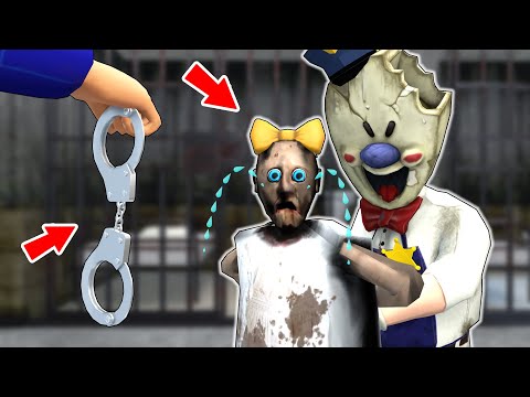 Granny went to Jail !! Granny Prisoner vs Ice Scream Cop - Sad Story animation (p.4)