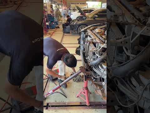 “Toyota Revo Radiator Support Fix – Back to Factory Specs!” #carrepair #ซ่อมรถ