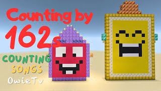 Counting by 162 Song | Minecraft Numberblocks Counting Songs for Kids | Math for Kids