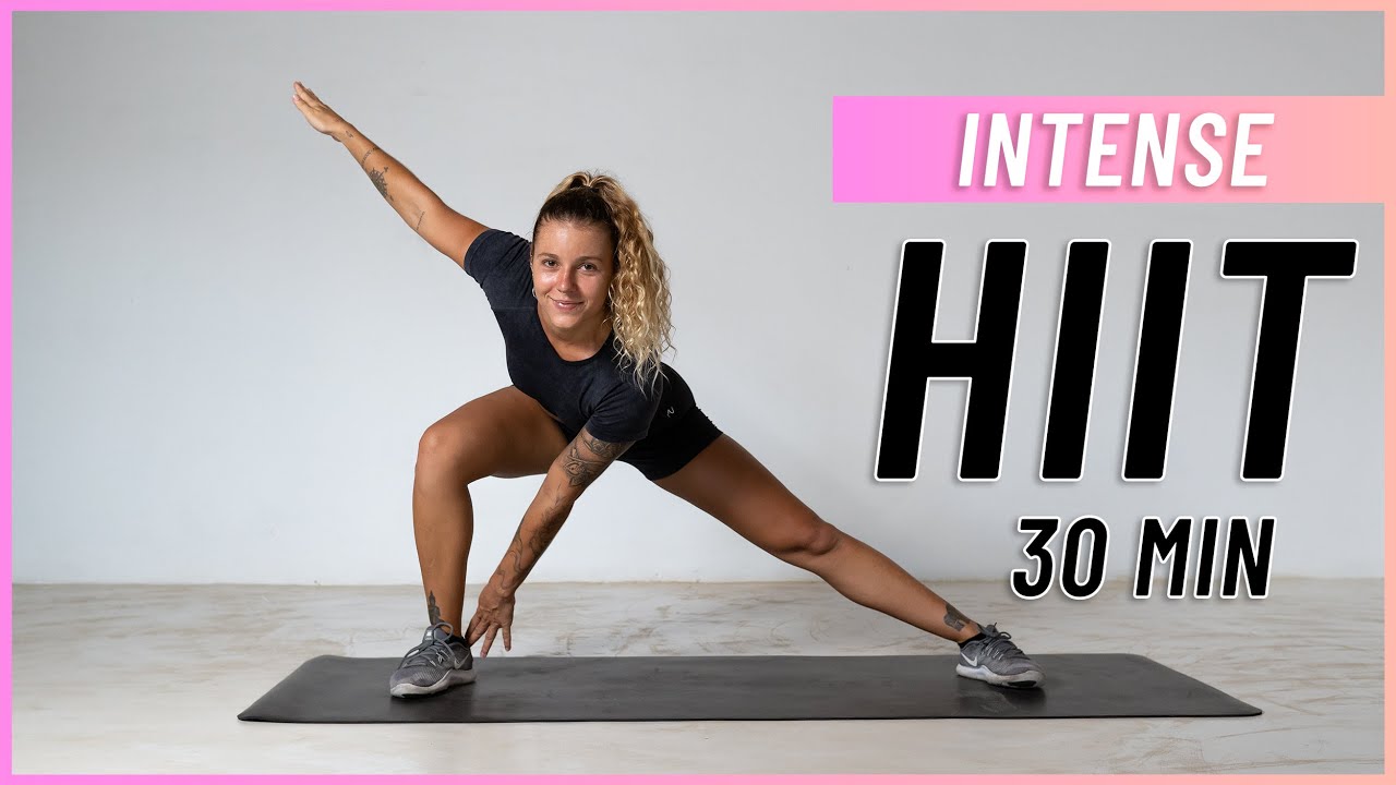 30 Min Intense HIIT Workout for Fat Burn & Cardio