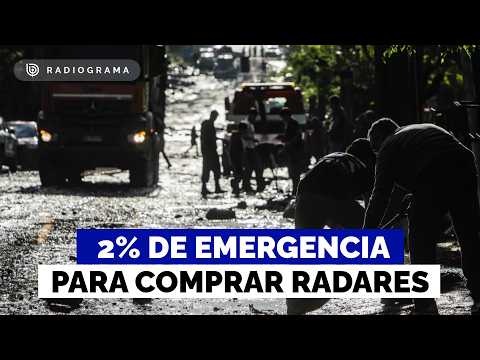 Habilitan el 2% de emergencia para comprar radares meteorológicos en la RM tras críticas al Gobierno