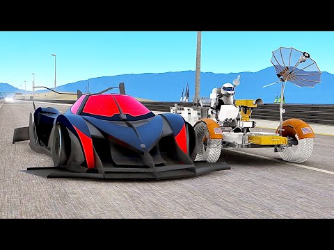 Devel Sixteen GTR-S vs 100.000 HP Lunar Roving at Special Stage Route X