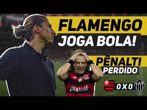 Flamengo hoje JOGA BOLA!! Uma pena o empate. Flamengo 0 x 0 Atlético MG