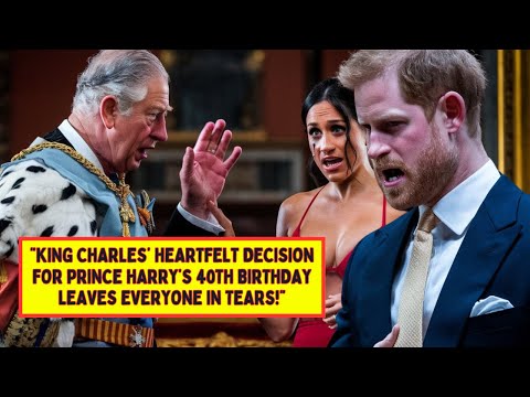 SHOCK! "King Charles’ Heartfelt Decision for Prince Harry’s 40th Birthday Leaves Everyone in Tears!"