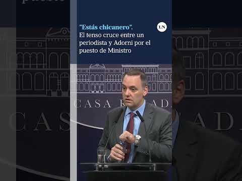 El tenso cruce entre Adorni y un periodista por el nuevo rango de Ministro