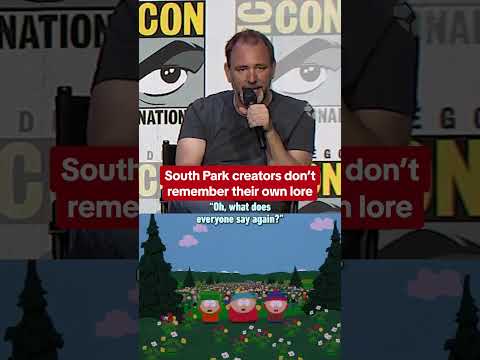 South Park creators depend on fans for the show's lore #sdcc