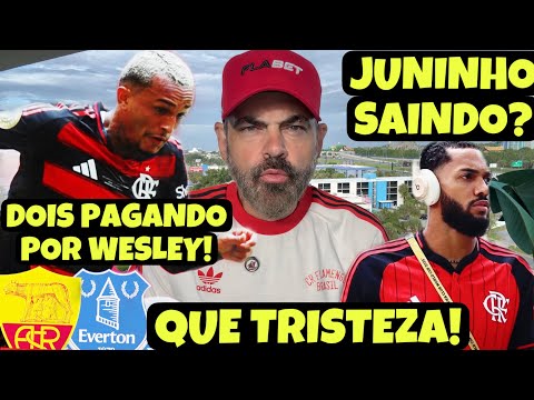 NOTÍCIA LAMENTÁVEL! DOIS CLUBES DIVIDINDO 30 MILHÕES DE EUROS EM WESLEY! JUNINHO NA MIRA DA ARÁBIA! 