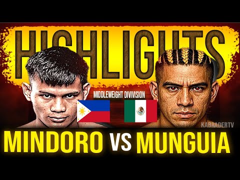 Mindoro vs Munguia Full Fight Highlights | Round 1 Knockout! Kaya na ba maging World Champion?