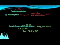 Concentration Calculations in Solutions