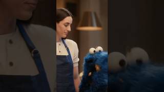 Caitlin Clark and the Cookie Monster in a promo for Xfinity