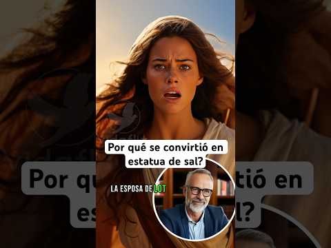 Por qué la esposa de Lot se convirtió en una estatua de sal?