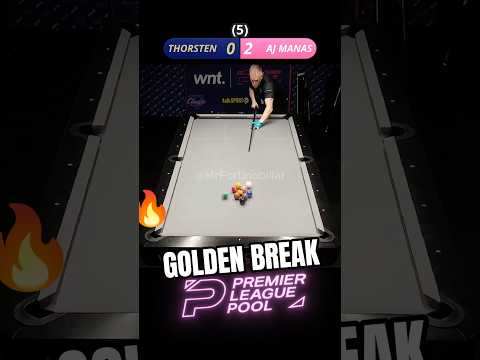 ¡El PRIMER Golden Break de la Liga Mundial! 🎱💥 (AJ Manas vs Alemania)