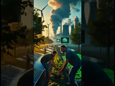 “Virtual दुनिया… असली प्रदूषण 🌫️”