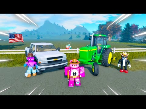 24 HORAS TRABAJANDO EN EL RANCHO CON VEHICULOS REALISTAS!