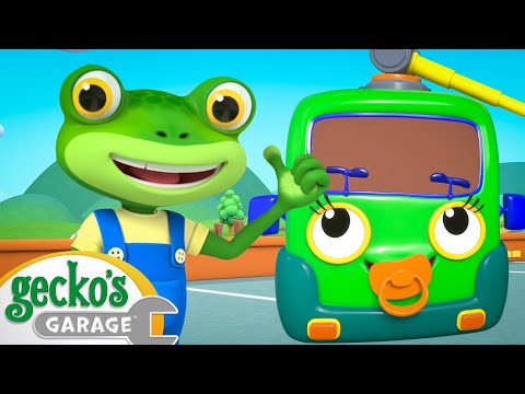 Gecko Builds a Recycling Truck for Baby Truck! 🔧 | NEW 🛠️ Subtitled Cartoons | Gecko's Garage